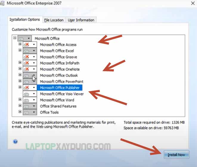 Download Microsoft Office 2007 Full (link google drive)– Video hướng dẫn  cài đặt chi tiết | Laptop xây dựng