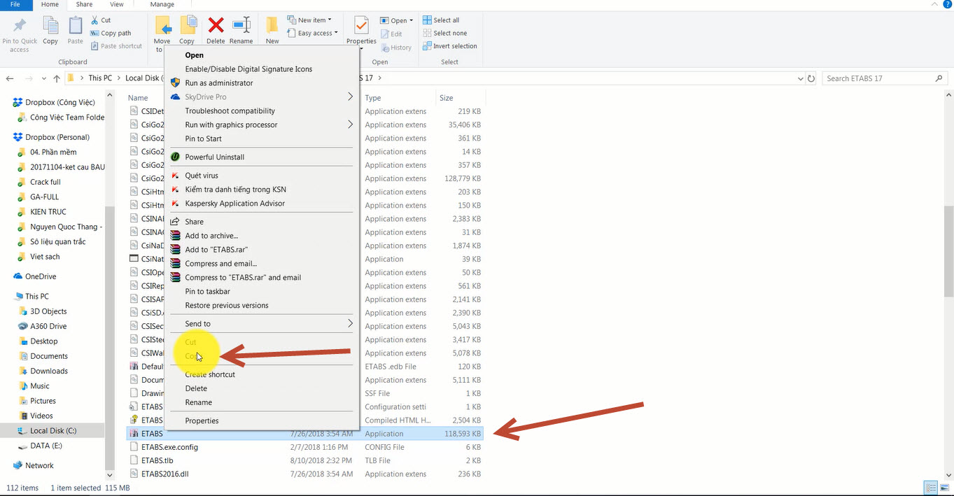 Download ETABS 2017 (link google drive)– Video hướng dẫn cài đặt chi ...
