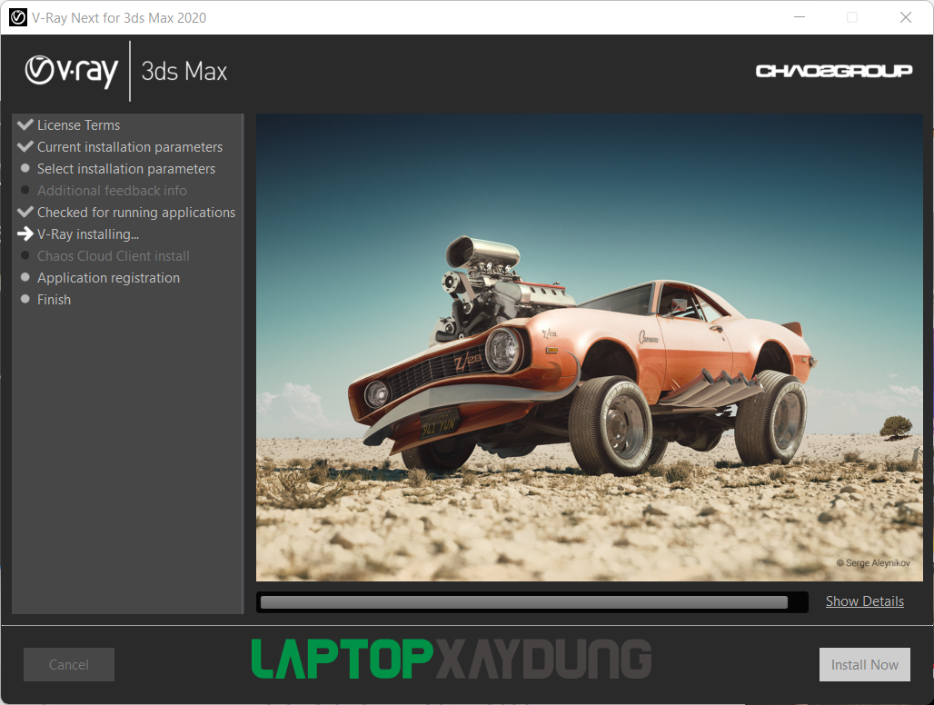 DOWNLOAD VRAY for 3Ds Max 2020 (LINK GOOGLE DRIVE) Laptop xây dựng